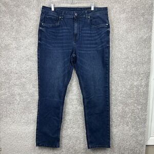 TPJ Creators of the Perfect Jean Slim Thick Medium Wash Blue Denim 36x30
